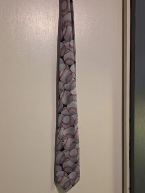 KEITH DANIELS Silk Tie Baseball PLAY BALL SERIES 1 (6 of 6) Men's Necktie